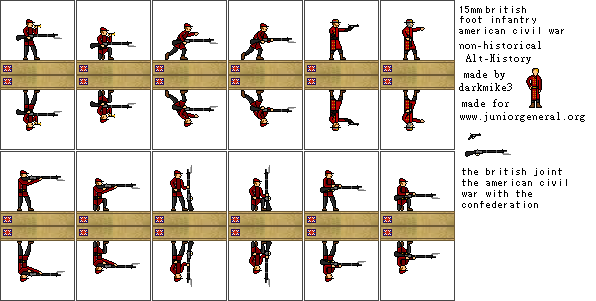 British foot infantry